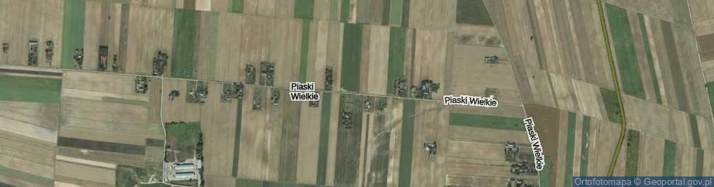 Zdjęcie satelitarne Piaski Wielkie ul.